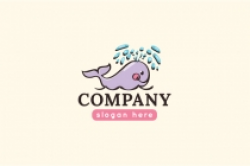 Exclusive Logo 160052, Little Whale Kids Shop Logo