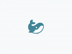 Whale by Steve Schoger on Dribbble