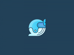 Whale mark by Nihal Bora on Dribbble
