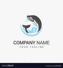 Whale sea logo