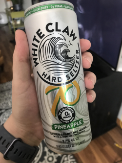 New 70 calorie white claw - this flavor is pretty good ...