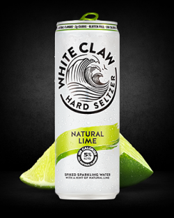 White Claw - Hard Seltzer Natural Lime 12oz Can Case - New York Beverage