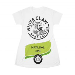 White claw Hard seltzer Natural Lime Halloween Costume Dress