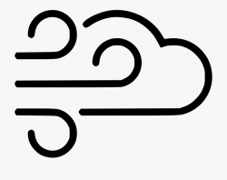 Forecast Cloud Wind Svg Png Icon Free Download - Wind ...