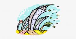 Strong Winds Causing Havoc Royalty Free Vector Clip - Windy ...