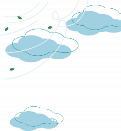 Wind Euclidean vector Clip art - Windy clouds Vector png ...