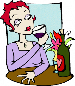Alcohol Women And Wine Clipart Girls Drinking Transparent ...