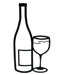 Wine black and white clip art wine black and white clipart ...