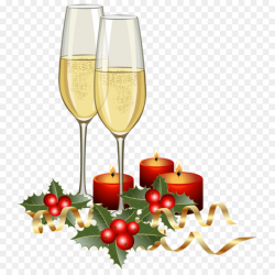 Christmas Clip Art clipart - Champagne, Wine, Drink ...