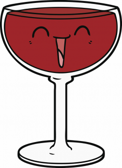Amazon.com: Adorable Cute Kawaii Red Wine Glass Cartoon ...