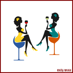 Two girls drinking | Public domain vectors