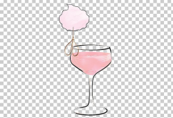 Pink Lady Wine Glass Cocktail Garnish Martini PNG, Clipart ...