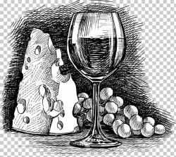 Wine glass Common Grape Vine Cheese, Cheese Wine sketch ...