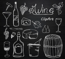 Chalk clipart wine, Chalk wine Transparent FREE for download ...