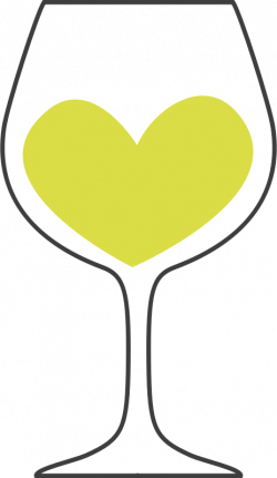 Clipart Heart Wine - White Wine Glass Clipart , Transparent ...