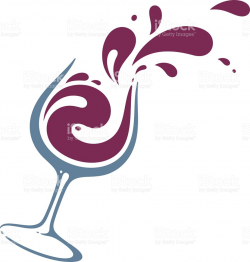 Wine Glass Spill Clipart