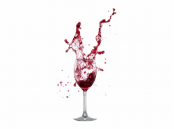 Mq Red Vine Glass Splash Transparent Background Wine - Clip ...