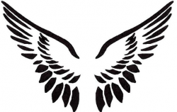Angel wings angel wing clip art image 2 - Clipartix