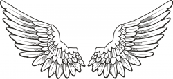 bird wings clipart | Angel wings clip art, Wings drawing ...