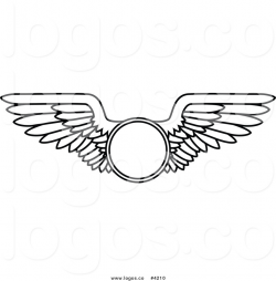 Royalty Free Wings Logo by Vector Tradition SM - #4210