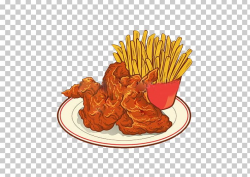 Fried Chicken French Fries Buffalo Wing Fast Food Roast ...