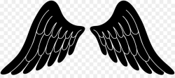 Free Silhouette Of Angel Wings, Download Free Clip Art, Free ...