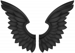 Black Wings Transparent PNG Clip Art Image | Gallery ...