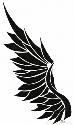Tribal Angel Wings Clip Art - Gallery - Clip Art Library