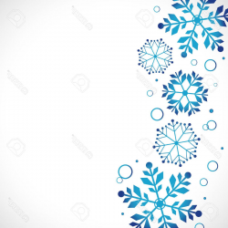 Best Winter Snowflakes Border Clip Art Drawing » Free Vector Art ...