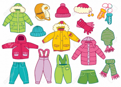 102+ Winter Clothes Clipart | ClipartLook