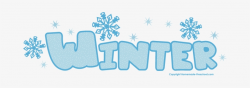 Snow Clipart Word - Winter Clipart PNG Image | Transparent PNG Free ...