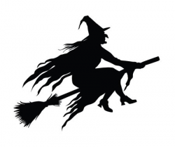 Witch clipart black and white 7 » Clipart Station