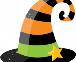Witch Hat Clipart Easy - Free Halloween Witches Clip Art ...