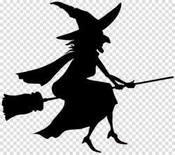 Witch Cartoon clipart - Silhouette, Illustration ...