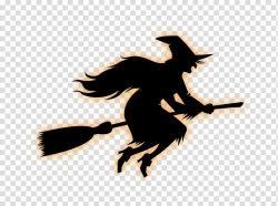 Witchs broom Witchcraft, Witch riding a broom transparent ...