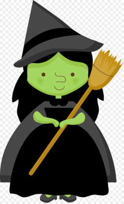 Witch Cartoon clipart - Green, Black, Yellow, transparent ...