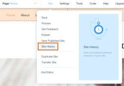 Rebuilding Your Site | Help Center | Wix.com