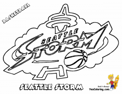 Powerhouse Girls Basketball Coloring | WNBA Basketball ...