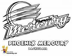 Powerhouse Girls Basketball Coloring | WNBA Basketball ...