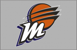 Phoenix Mercury Alt on Dark Logo - Women\'s National ...