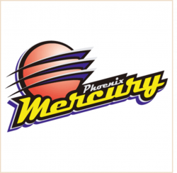 The Phoenix Mercury Women\'s Pro Basketball Team Logo in ...