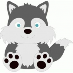 Baby wolf clipart 6 » Clipart Station