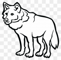 Free PNG Wolf Black And White Clip Art Download - PinClipart