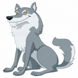 Gray Wolf Clip Art, Royalty Free Cartoon Wolf Stock Image | Learn ...