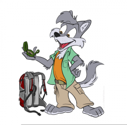 Free Cartoon Wolf Clipart | Free Images at Clker.com - vector clip ...