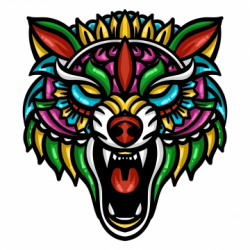 Color Wolf Png, Vector, PSD, and Clipart With Transparent Background ...