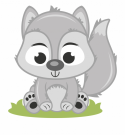 Safári Baby-cute - Cute Wolf Clipart Png Free PNG Images & Clipart ...