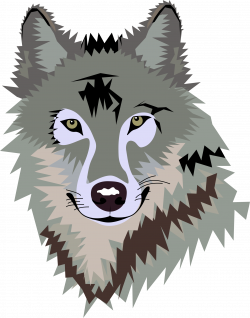 Wolf Clipart | animals | Wolf clipart, Wolf artwork, Wolf face