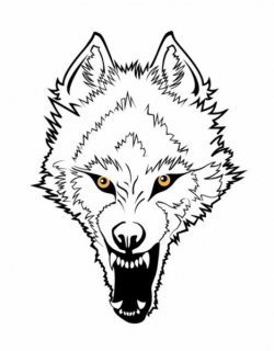 Angry wolf face | X Graphics in 2019 | Wolf face, Wolf face drawing ...