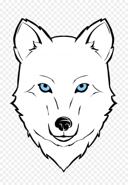 Wolf, Face, White, transparent png image & clipart free download